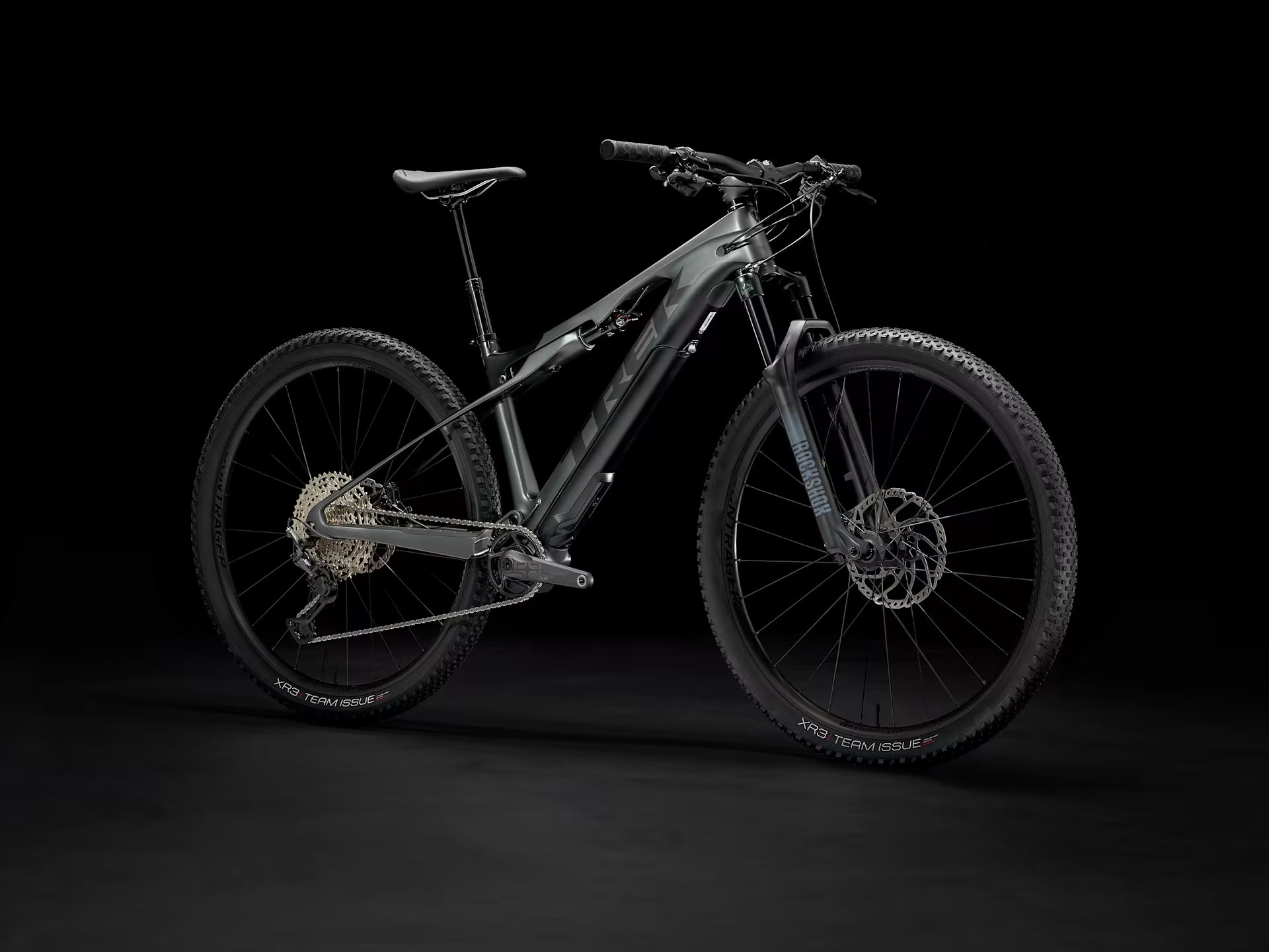 Trek E-Caliber 9.6 Satin Lithium Grey/Trek Black | E-XC Mountainbike Carbon
