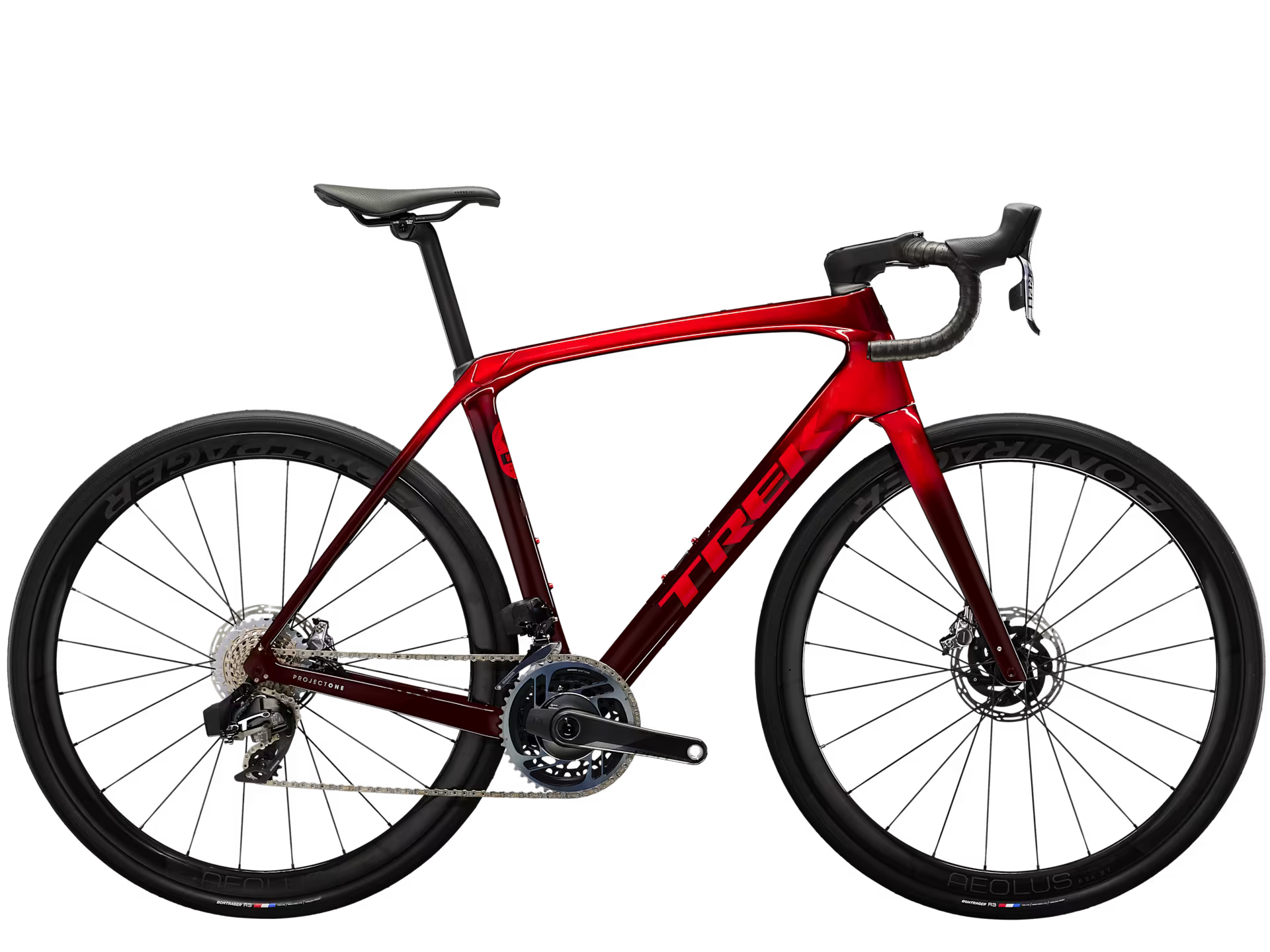 Trek Domane SLR 9 eTap Gen 4 Metallic Red Smoke To Red Carbon Smoke | Endurance-Rennrad Carbon