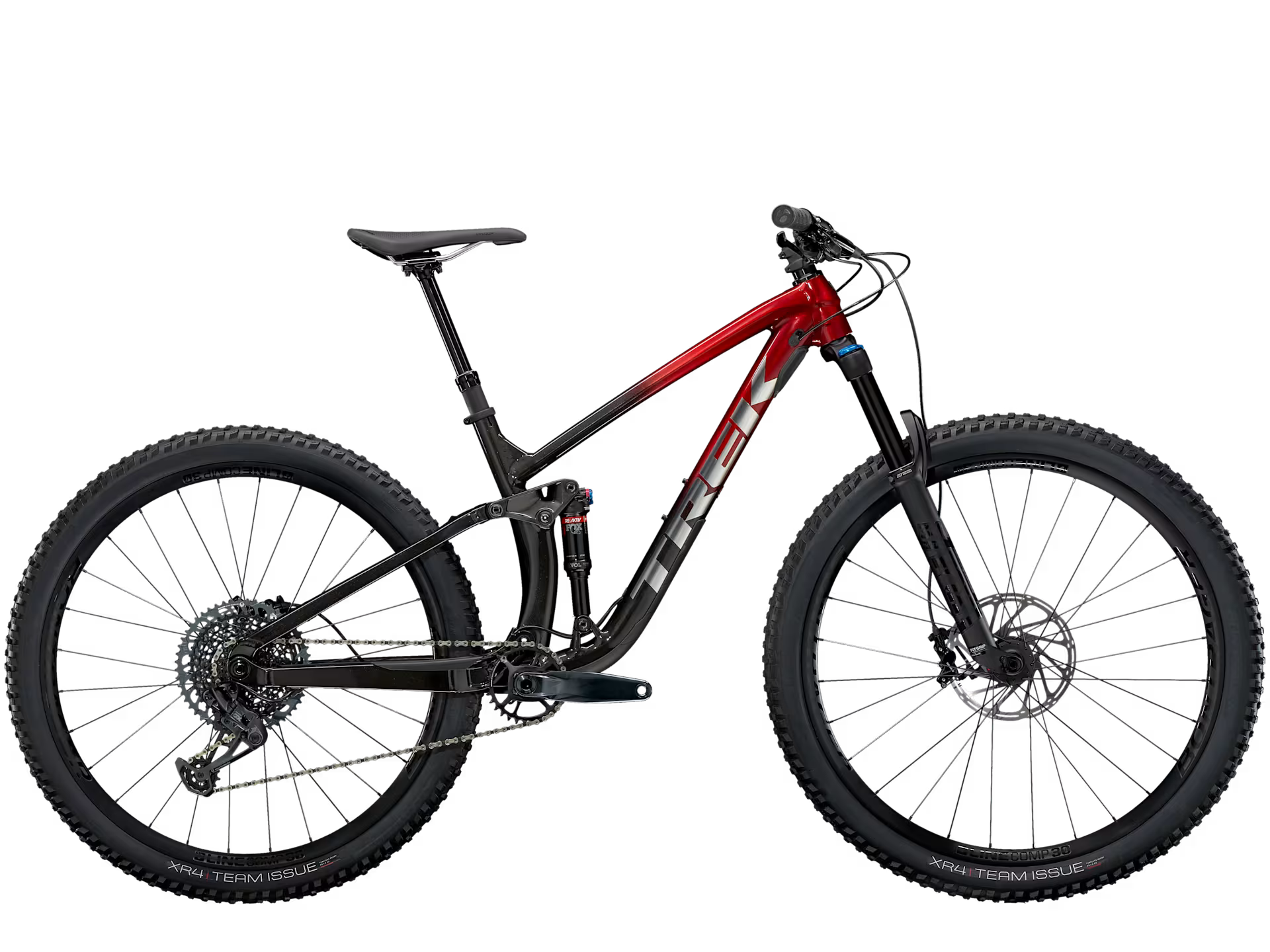 Trek Fuel EX 8 Rage Red To Dnister Black Fade | Trail Mountainbike Fully